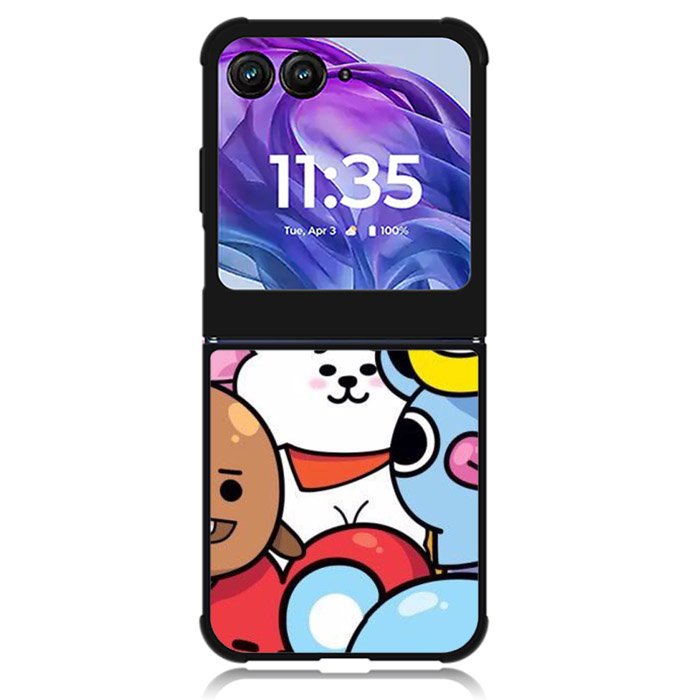 BT21 2nd Motorola Moto Razr 2024 , Moto Razr 50 Case