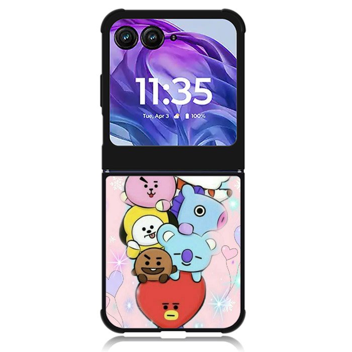 Party BT21 Motorola Moto Razr 2024 , Moto Razr 50 Case