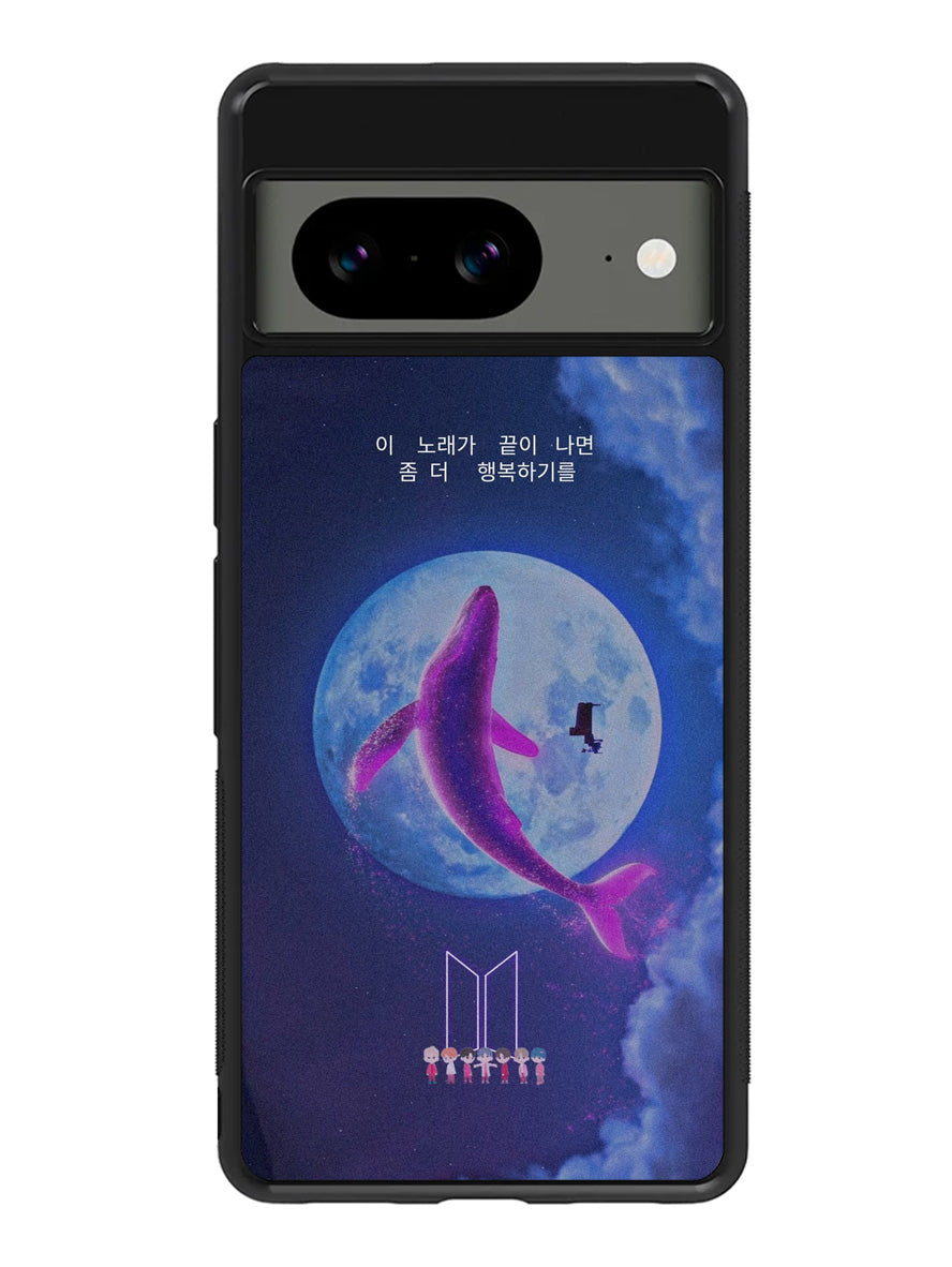 BTS and Moon Google Pixel 8a Case