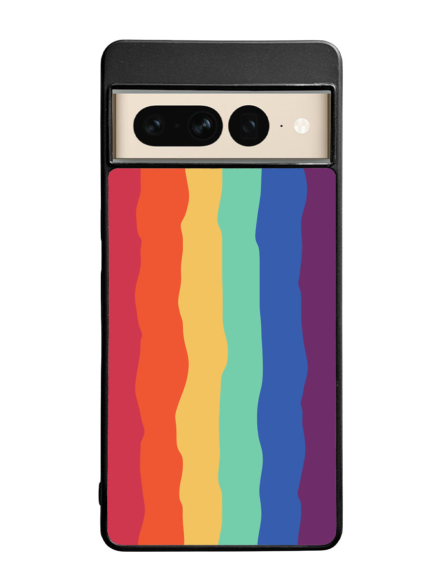Pride Rainbow Stripes Google Pixel 7 Pro Case