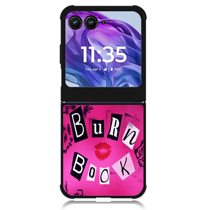 Burn Book Mean Girls Motorola Moto Razr 2024 , Moto Razr 50 Case
