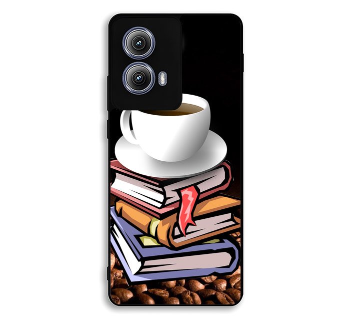 Coffee and Good Book Motorola Moto Edge 2024 Case FE6092