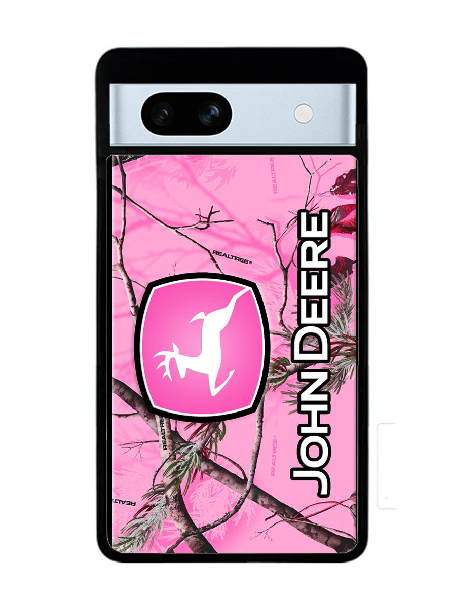 John Deere Pink Camo Google Pixel 7A Case