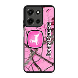 John Deere Pink Camo Motorola Moto G 5G 2025 Case FE7474
