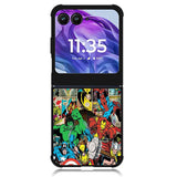 Marvel Comic Artwork Motorola Moto Razr 2024 , Moto Razr 50 Case