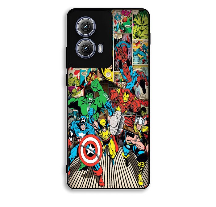 Marvel Comic Artwork Motorola Moto Edge 2024 Case FE2245