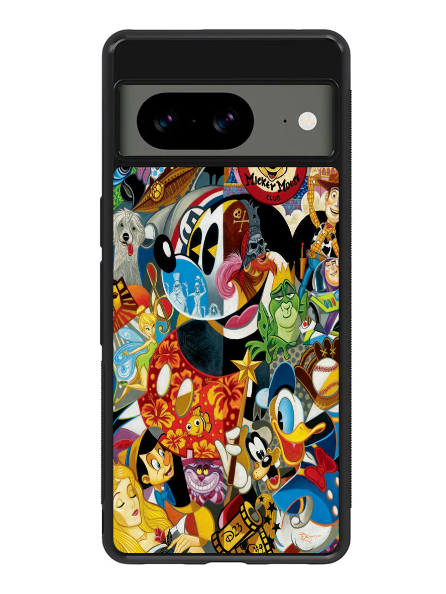 Disney Mickey Mouse Collage Google Pixel 8a Case