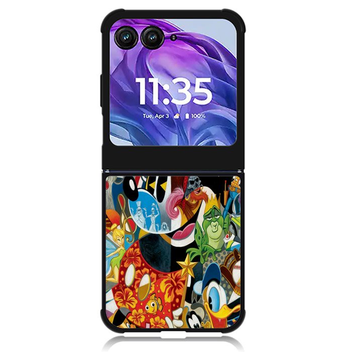 Disney Mickey Mouse Collage Motorola Moto Razr 2024 , Moto Razr 50 Case