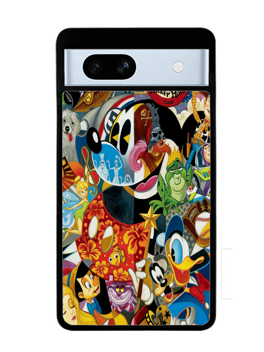 Disney Mickey Mouse Collage Google Pixel 7A Case