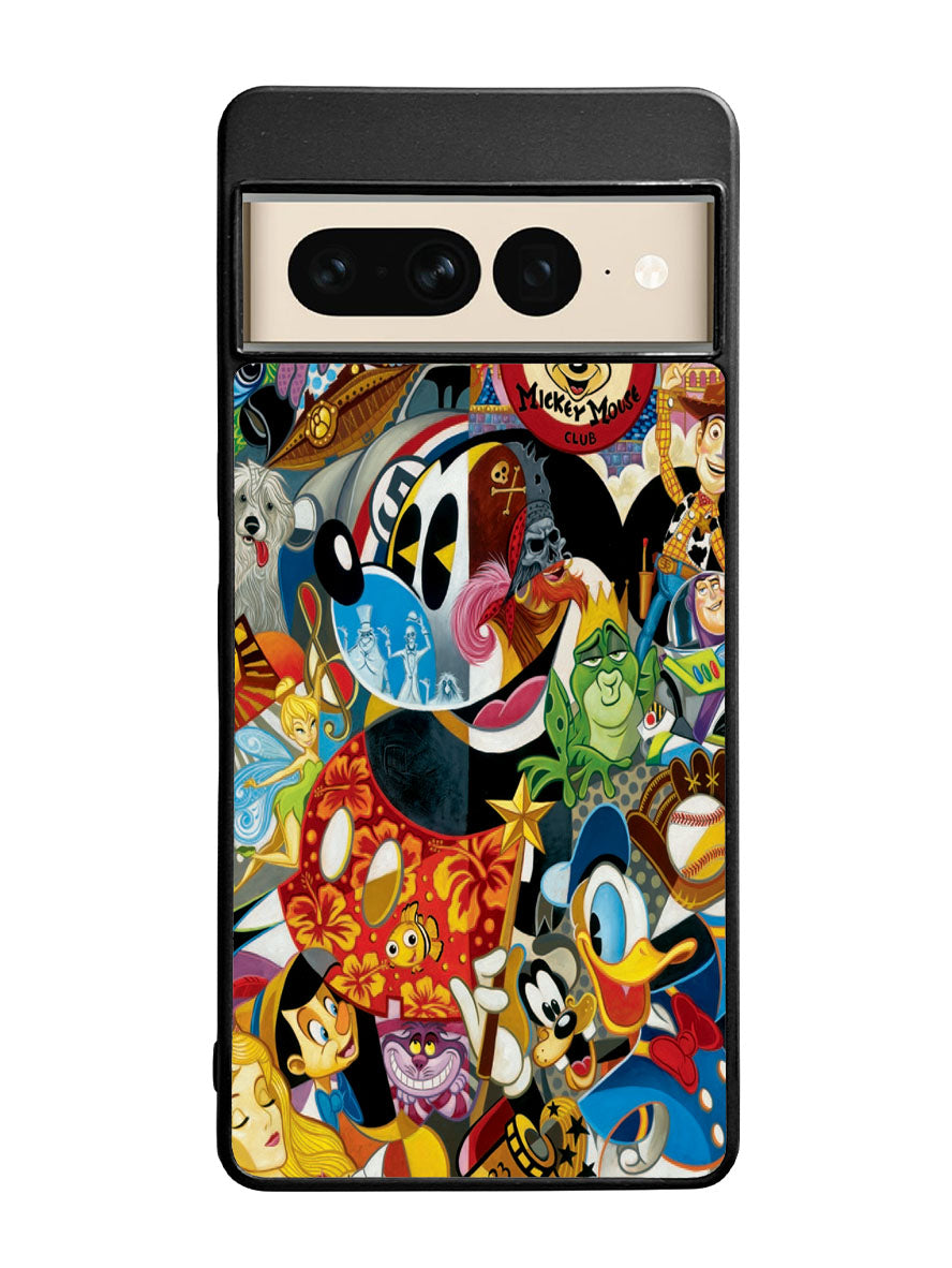 Disney Mickey Mouse Collage Google Pixel 7 Pro Case