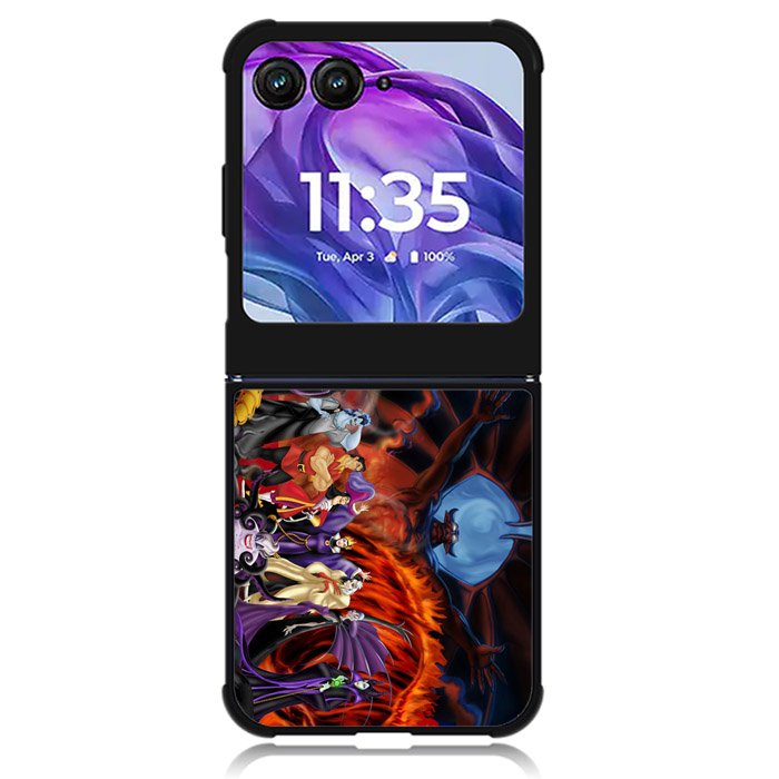 Disney Villain Cartoon Motorola Moto Razr 2024 , Moto Razr 50 Case