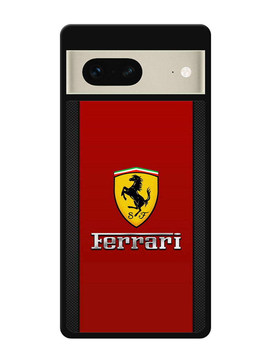 Ferrari Chrome Logo Google Pixel 7 Case