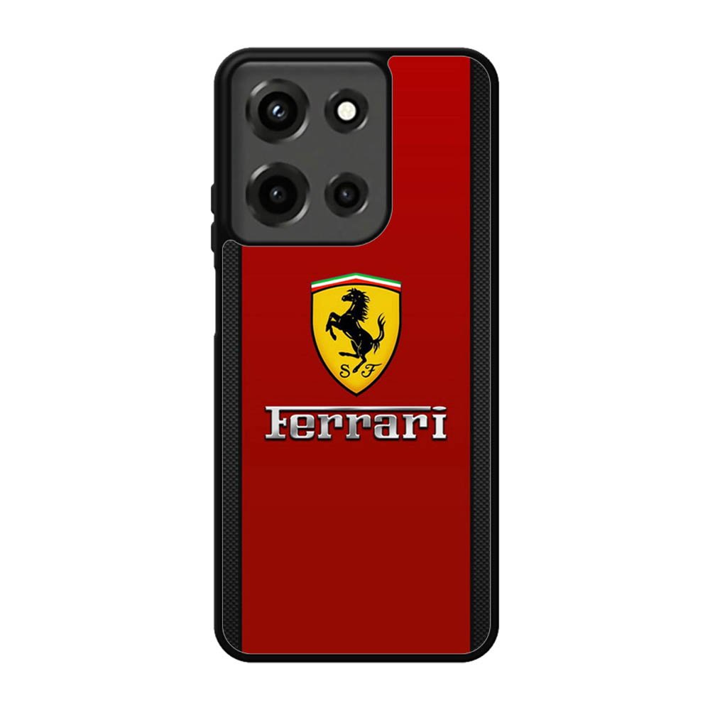 Ferrari Chrome Logo Motorola Moto G 5G 2025 Case FE4763