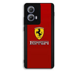 Ferrari Chrome Logo Motorola Moto Edge 2024 Case FE2193