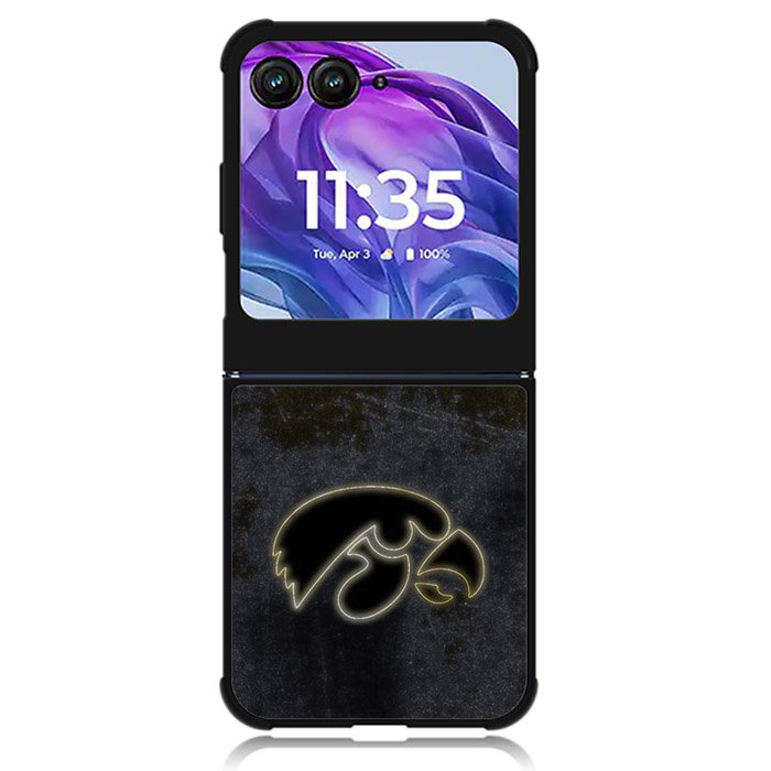 Iowa Hawkeye Motorola Moto Razr 2024 , Moto Razr 50 Case