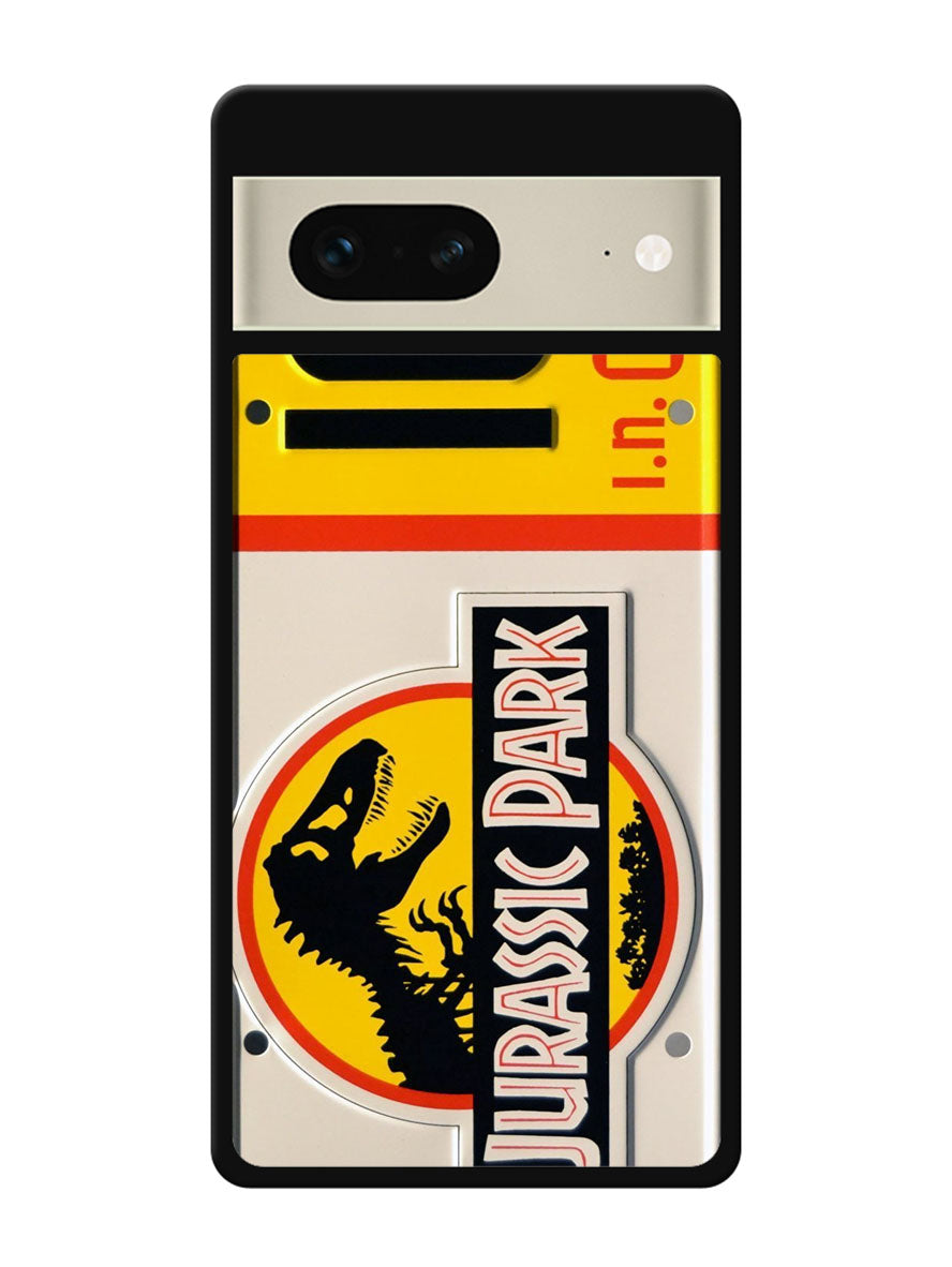 Jurassic Park Jeep License Google Pixel 7 Case