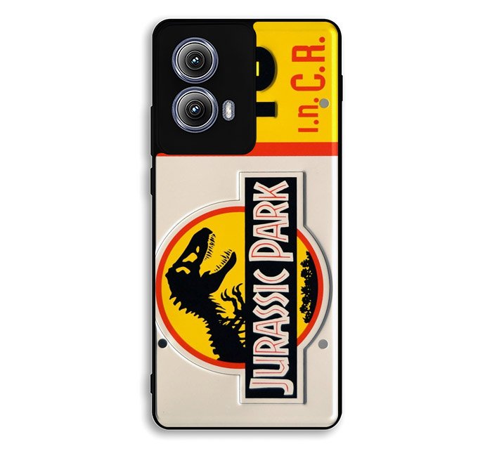 Jurassic Park Jeep License Motorola Moto Edge 2024 Case FE3664