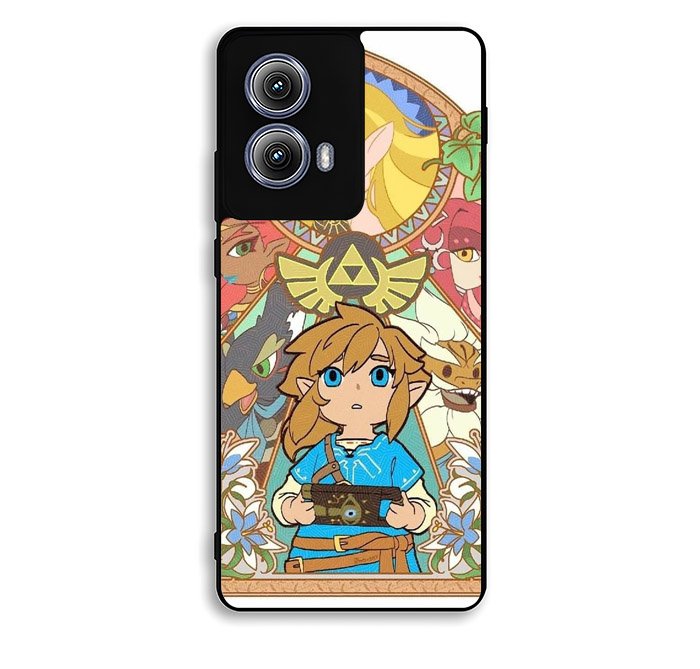 Legend of Zelda Chibi Motorola Moto Edge 2024 Case FE0079