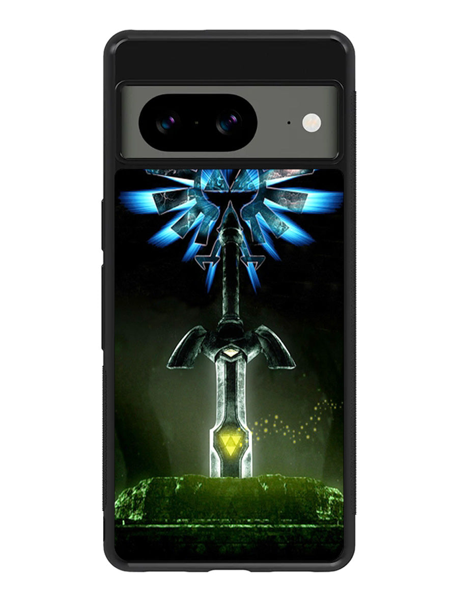 Eagle Triforce Black Legend of Zelda Google Pixel 8a Case