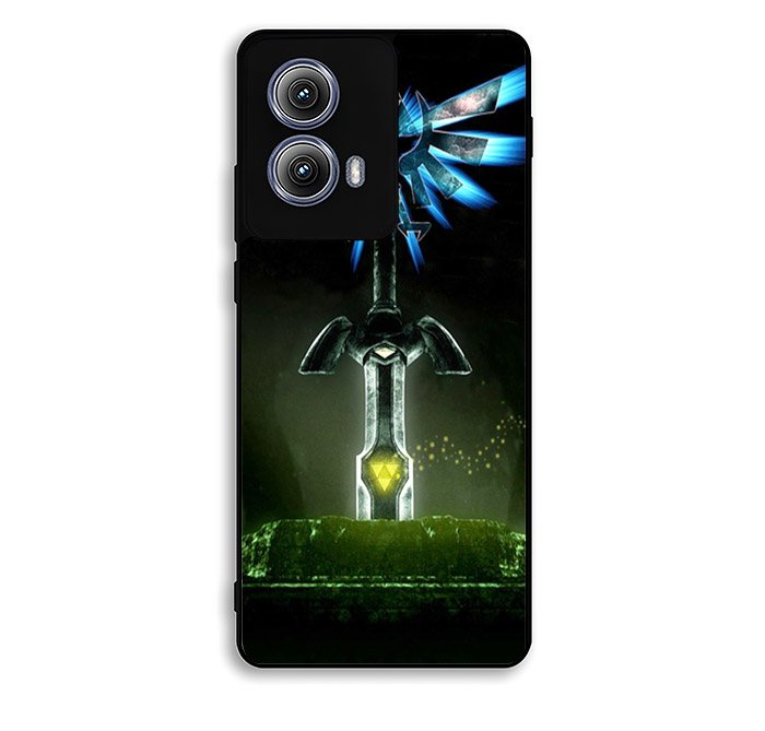 Eagle Triforce Black Legend of Zelda Motorola Moto Edge 2024 Case FE3295