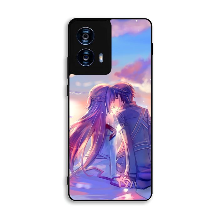Anime Asuna Yuuki Kirito Sinon SAO Motorola Moto G Power 5G 2024 Case FE3866
