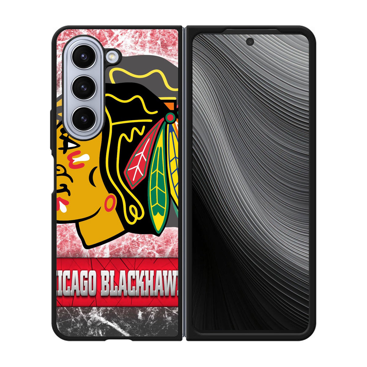 Chicago Blackhawks Case Samsung Galaxy z Fold 5 5G BC1602