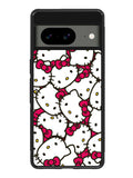 Hello Kitty Face Pattern Google Pixel 8a Case