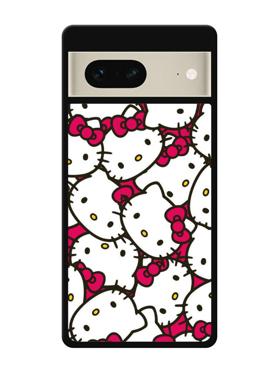 Hello Kitty Face Pattern Google Pixel 7 Case