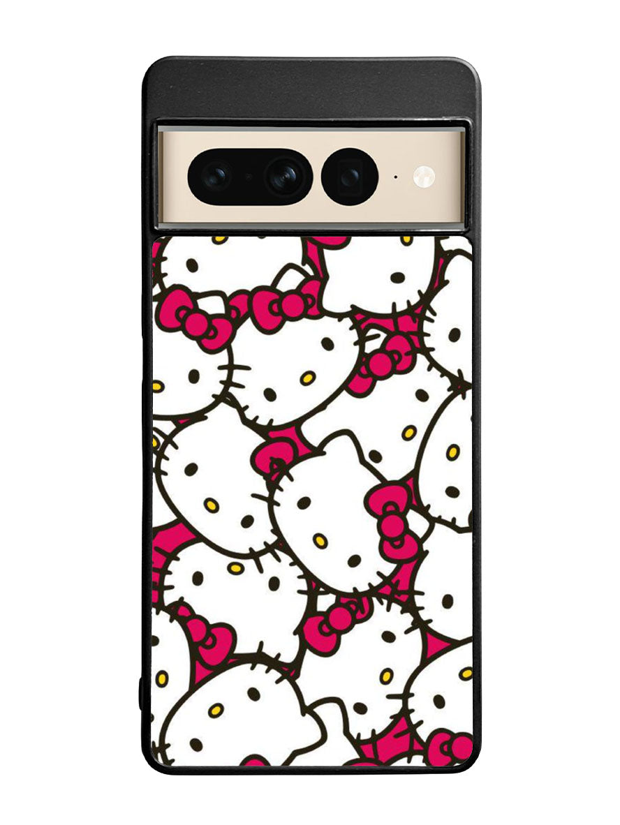 Hello Kitty Face Pattern Google Pixel 7 Pro Case
