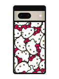 Hello Kitty Face Pattern Google Pixel 7 Case