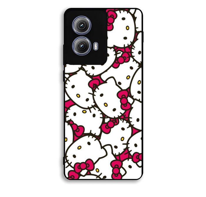 Hello Kitty Face Pattern Motorola Moto Edge 2024 Case FE1223