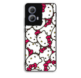 Hello Kitty Face Pattern Motorola Moto Edge 2024 Case FE1223