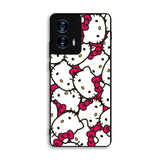 Hello Kitty Face Pattern Motorola Moto G Power 5G 2024 Case FE1223