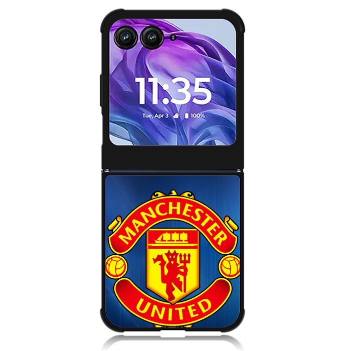 Manchester United Logo Motorola Moto Razr 2024 , Moto Razr 50 Case
