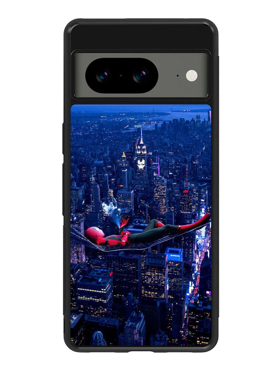 Spiderman In Sky Google Pixel 8a Case