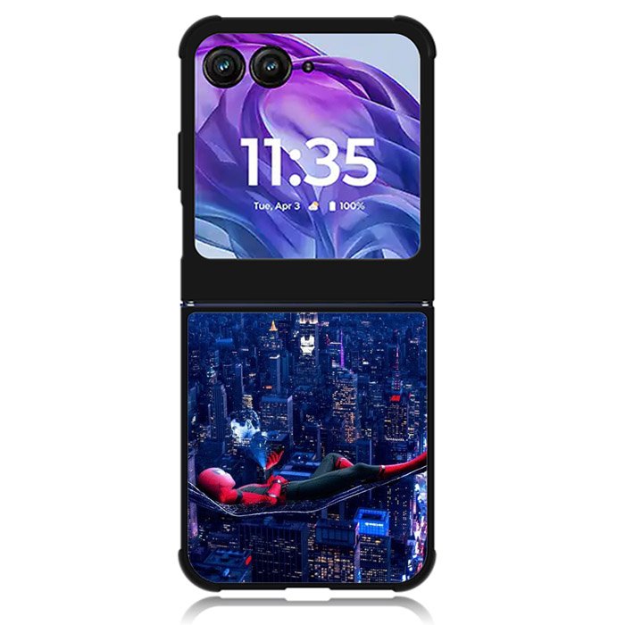 Spiderman In Sky Motorola Moto Razr 2024 , Moto Razr 50 Case