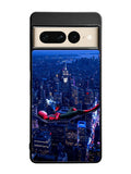 Spiderman In Sky Google Pixel 7 Pro Case