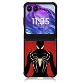 Spiderman Sillouete Motorola Moto Razr 2024 , Moto Razr 50 Case