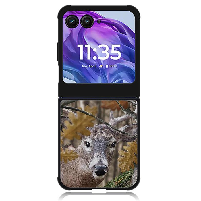 Camouflage Deer Motorola Moto Razr 2024 , Moto Razr 50 Case