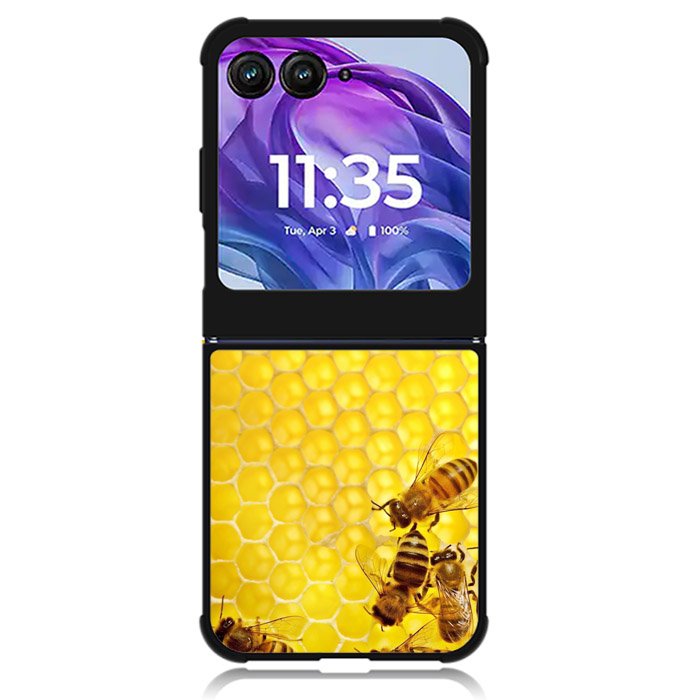 Bee Honeycomb Motorola Moto Razr 2024 , Moto Razr 50 Case