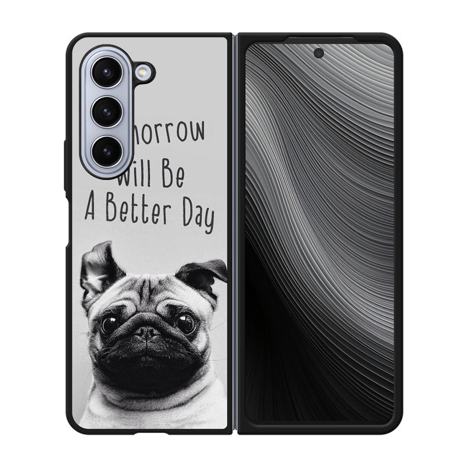 Dog Pug Case Samsung Galaxy z Fold 5 5G BC0053