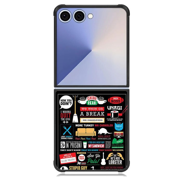 Friends TV Show Poster Samsung Galaxy Z Flip 7 Case BC0057