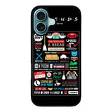 Friends TV Show Poster Case iPhone 16 Plus BC0057