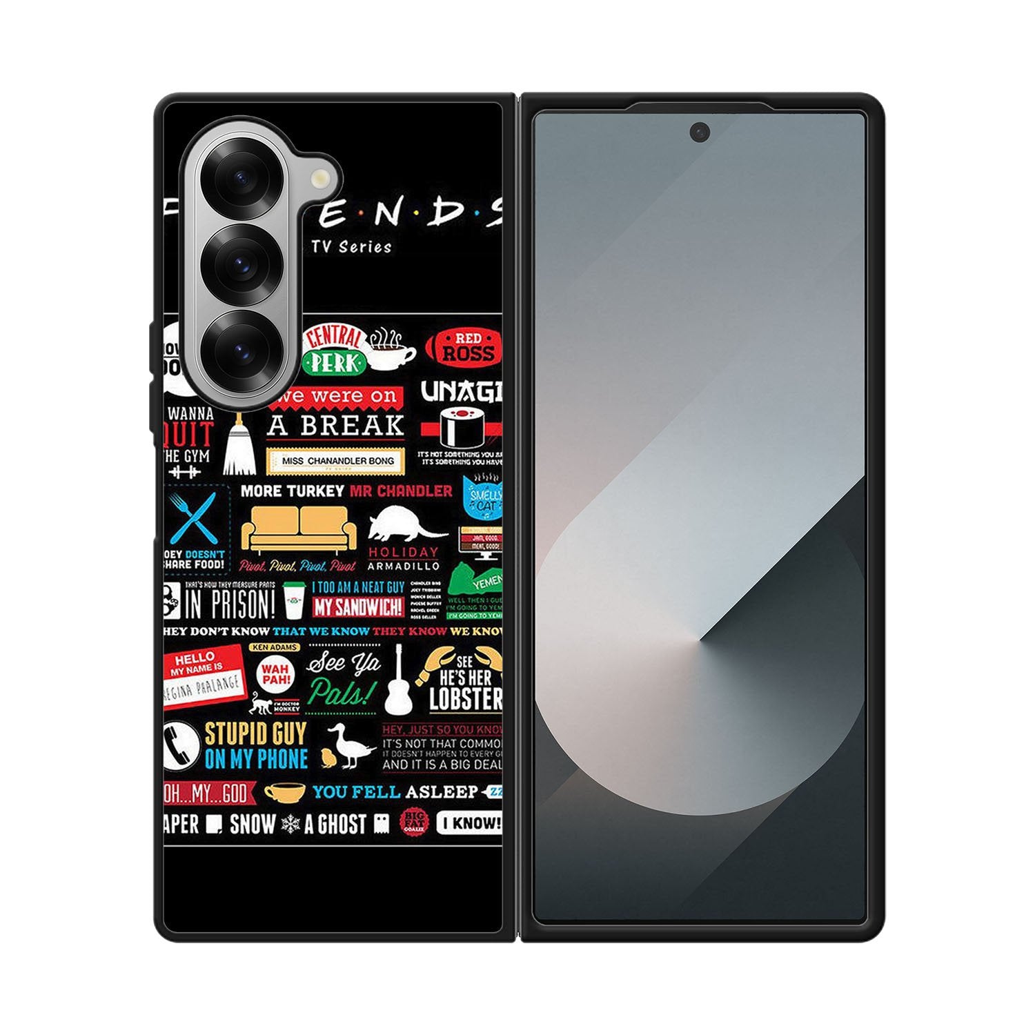 Friends TV Show Poster Case Samsung Galaxy Z Fold 6 5G BC0057