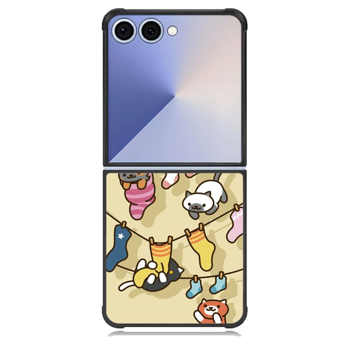 Neko Atsume Samsung Galaxy Z Flip 7 Case BC0031