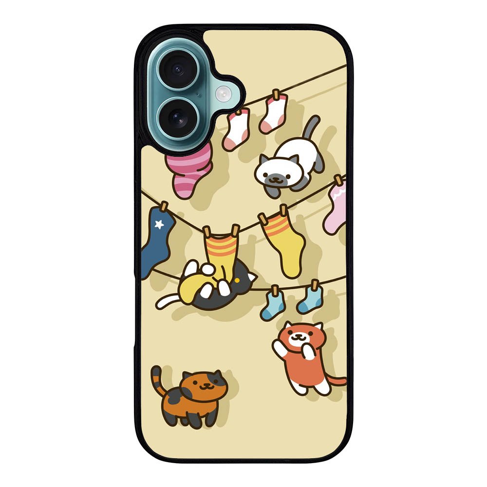 Neko Atsume Case iPhone 16 Plus BC0031