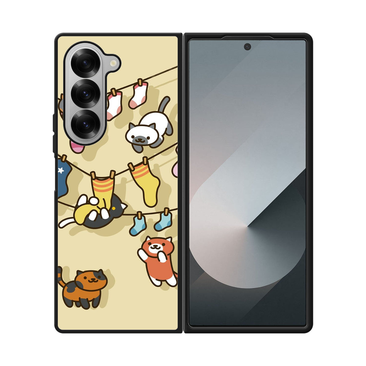 Neko Atsume Case Samsung Galaxy Z Fold 6 5G BC0031