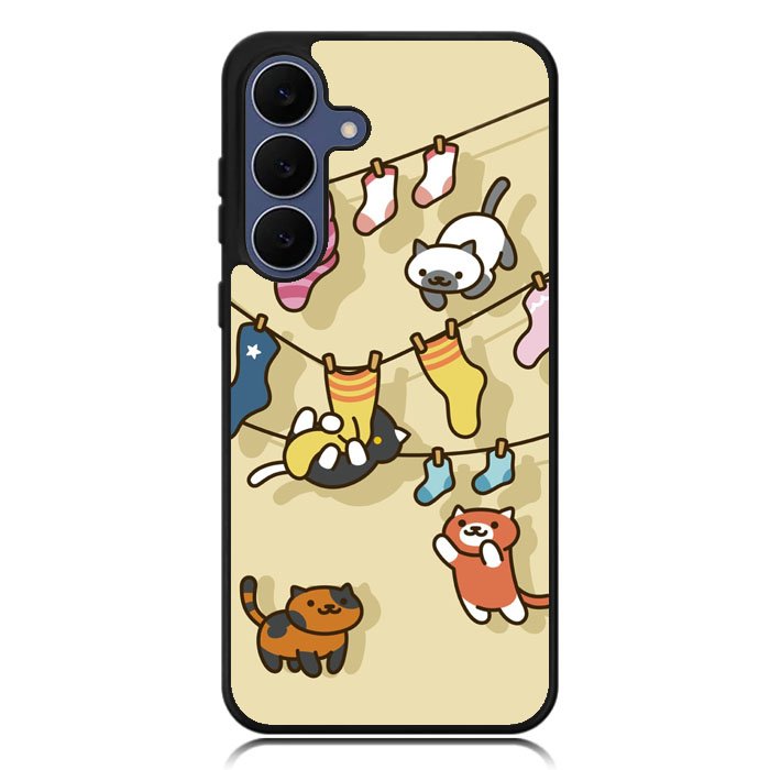 Neko Atsume Samsung Galaxy S25 FE Case BC0031