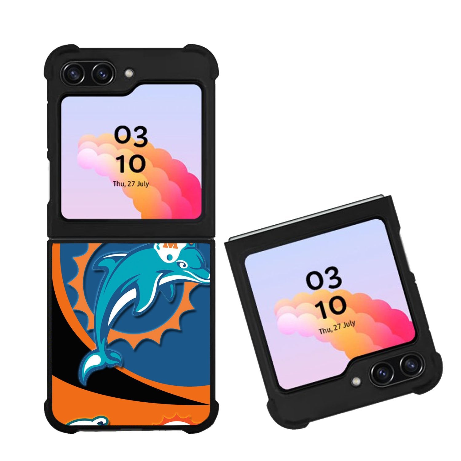 Miami Dolphins Logo Case Samsung Galaxy Z Flip 5 5G BC0025