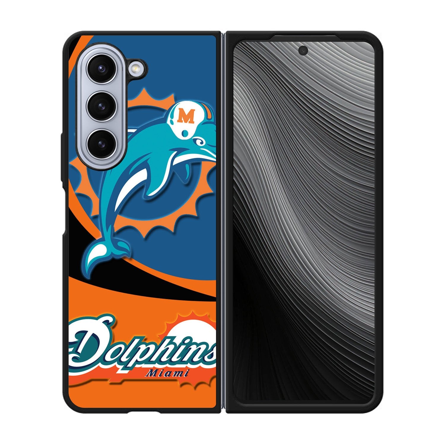 Miami Dolphins Logo Case Samsung Galaxy z Fold 5 5G BC0025